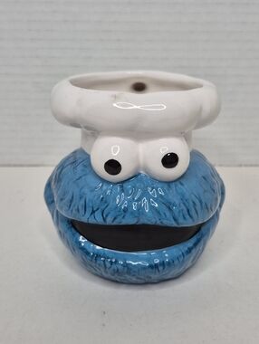 Vintage Sesame Street Cookie Monster Ceramic Enesco Mug Collectible Rare 1993
